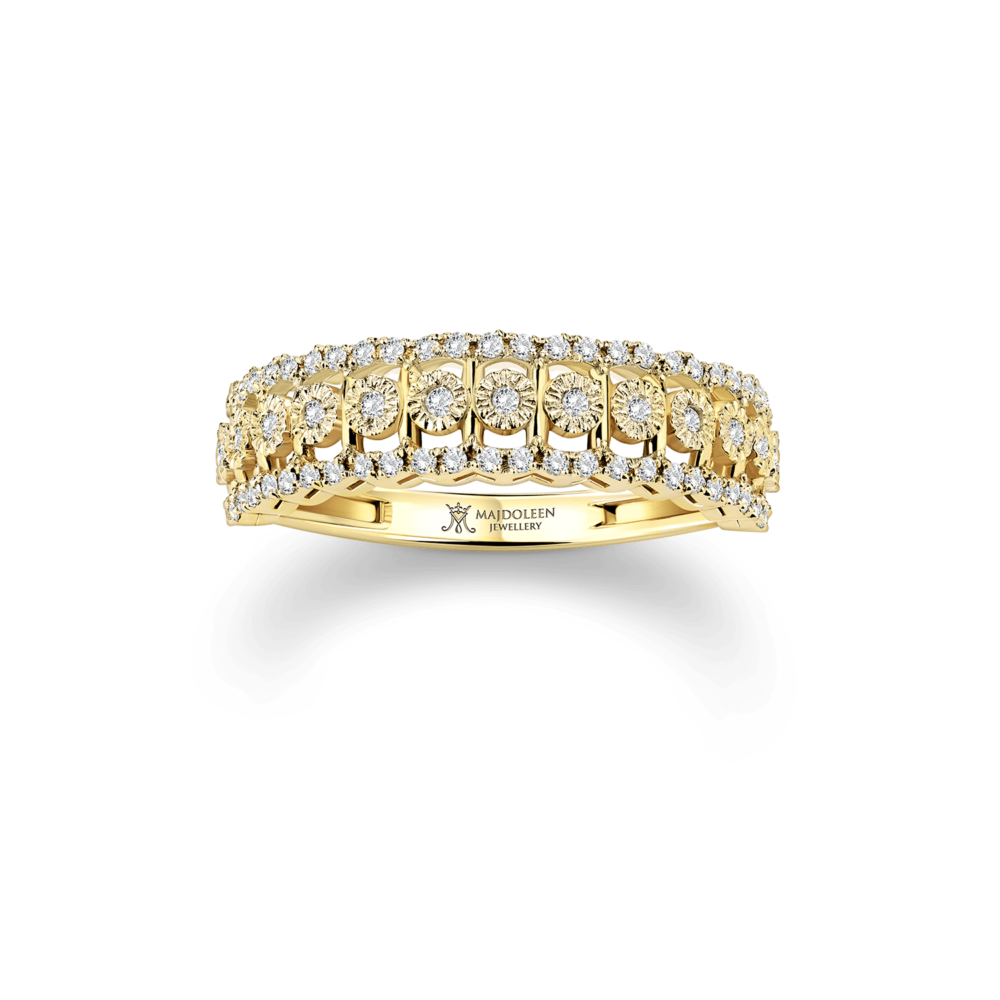 In majdoleen jewelry Our diamonds rings are the perfect match for any jewelry collection & exude elegance and sophistication